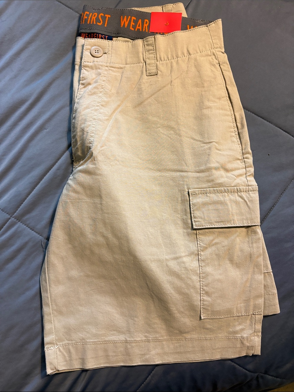 Men's Cargo Shorts in Khaki - First Wear